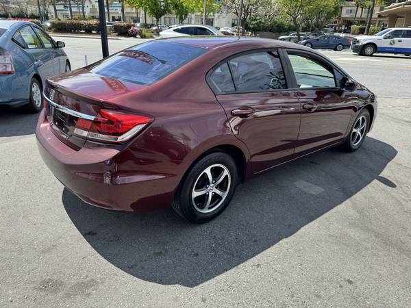 2014 HONDA CIVIC LX. TÍTULO LIMPIO, PASE DE SMOG, AHORRADOR DE GASOLINA. ¡PARA COMUTA! - $8,999 (san mateo)63624172789505122