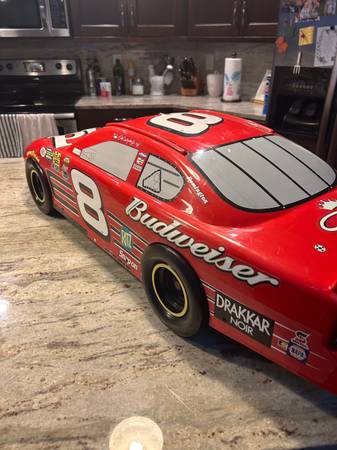 3 1/2 ft Budweiser nascar display car, hard to find - $75 (Bellingham)63435861734657122