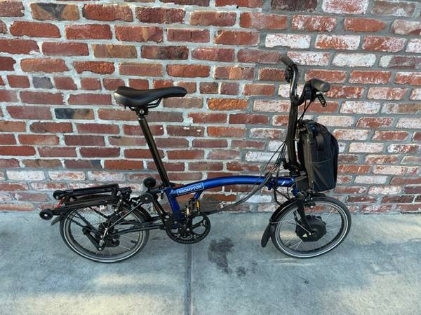 Brompton Electric Folding Bike - 6 Speed C Line 1