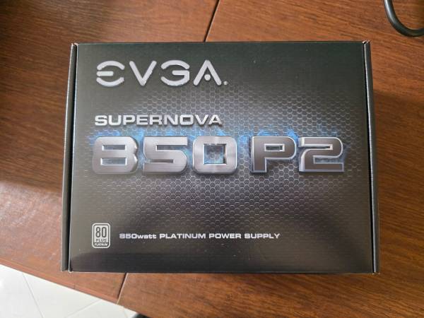 EVGA SuperNOVA 850 P2, 80+ PLATINUM 850W 1