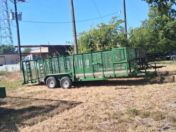 20 ft landscape trailer 1