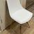 New Oakley Mid Century Modern Bucket Chair White Leather Accent Side 3 thumbnail