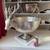 RARE SILVER PLATTED CHAMPAGNE BUCKET STAG HEADS DEER HEADS LOG HOLDER 10 thumbnail