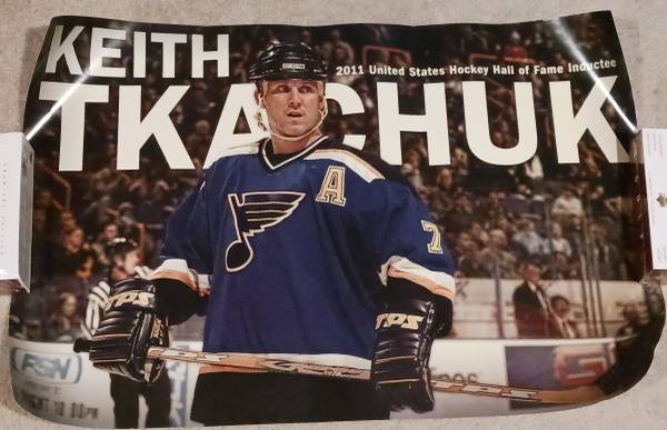 Keith Tkachuk St. Louis Blues 2011 Hall of Fame Poster 16 x 24 1