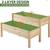 Wooden Elevated Raised Garden Bed with Legs 2 Tiers Plant Box for Vegetables,Fir 4 thumbnail