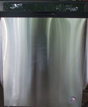 Whirlpool stainless steel dishwasher 1