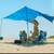 AMMSUN BEACH SHADE PROVIDES 128 SQ. FT. OF SHADE 13.1 x 9.8ft New sell 4 thumbnail