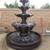 CEMENT WATER FOUNTAIN  (7-1/2 FEET TALL) 6' FOOT WIDE POND 17 thumbnail