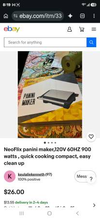 Newbie panini maker 1