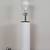 Vintage Robert Sonneman Style Mid Century Modern White Cylinder Lamp 1 thumbnail