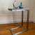 Crate & Barrel Parsons C-Table — Concrete Top / Brushed Steel Base 1 thumbnail