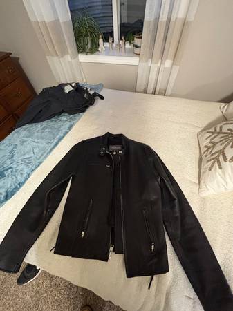 Wilson Black Leather Jacket 1