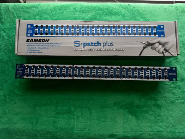 Samson Patchbay 1/4" TRS balanced 1