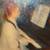 Vintage Renoir Lady At Piano Framed Litho Print 2 thumbnail