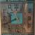 1959 Herold Products Mid Century Gold & Turquoise Electric Wall Clock 3 thumbnail