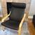 Like new Ikea POÄNG Leather Chair. Retail price $289 2 thumbnail