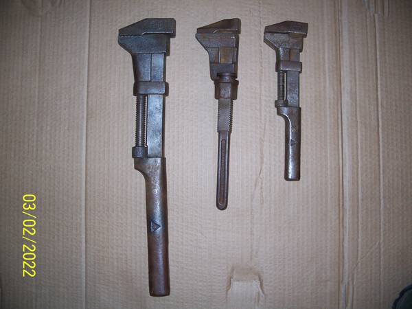Vintage Adjustable Nut Wrenches 1