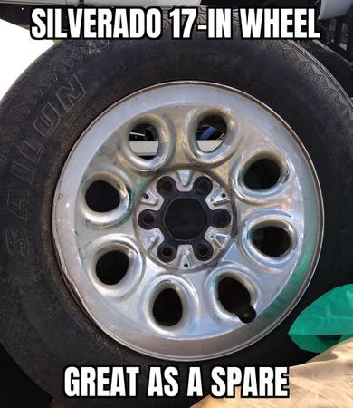 Silverado 17 inch chrome wheel 6 lug 1