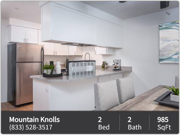 $1,575 / 2br - 985ft2 - Comfortable convenience at Mountain Knolls! Washer & Dryer in unit (Gresham - 12-Minute Drive to Blue Lake Regional Park)63867270177537120