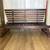 Farmhouse Rustic Patio Bench with Cushions 3 thumbnail