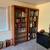 Solid oak 36x84 book shelves 2 thumbnail