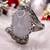 Moonstone Lady's 14K White Gold Stone & Diamond Ring 8 Diamonds 1 thumbnail
