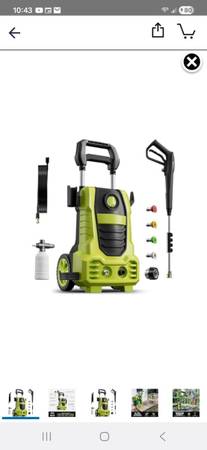 Pressure washer 2030 psi 1