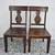 Set of 2 Solid Teak Chairs Queen Anne Style 38'' Height 19'' Seat Heig 2 thumbnail