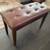 Bonnlo Brown Duet Piano Bench with decorative buttons 1 thumbnail