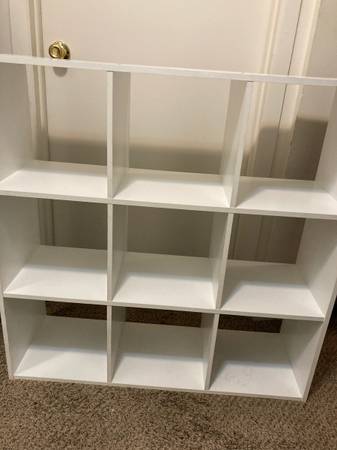 White 3x3 Shelf 1