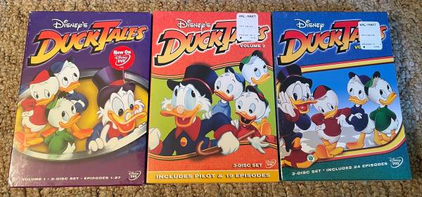 NEW Ducktales Volume 1 2 3 DVDS 1