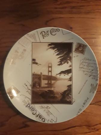 Golden Gate Bridge Decorative Plate 1