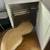corner cabinet lazy susan rotating shelf turntable swing left blind 1 thumbnail