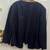 NEW - RSVP by Talbots Women’s Hand-Beaded Navy and White Jacket - 22W 8 thumbnail