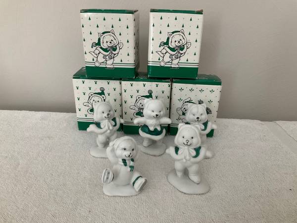 Vintage APPLAUSE Skater’s Waltz Ceramic Figurines - $5 EACH 1