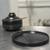Black Stoneware Plates 2 thumbnail