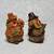 Vintage Thanksgiving Pilgrim Adorable Owl Figurines with Pumpkin and Sunflower 8 thumbnail
