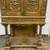 Antique hand painted Victorian Jacobean liquor cabinet 3 thumbnail