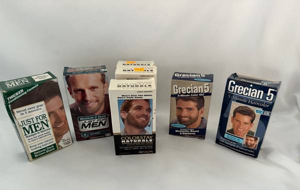 7 Boxes - New - Just For Men Grecian Formular 5, and Revlon ColorStay 1