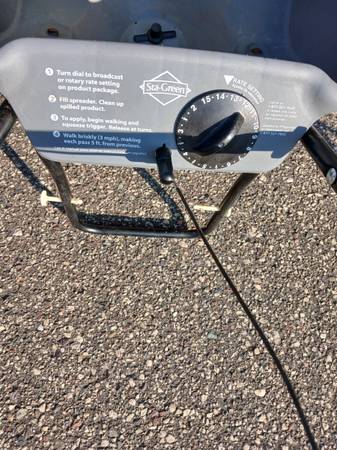 Broadcast spreader - $25 (Altoona)63471094029825121
