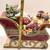 Christmas Cookie Jar Santa Sleigh Over the Housetops Hand Painted 10 thumbnail