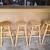 Oak bar with 6 solid oak stools 2 thumbnail