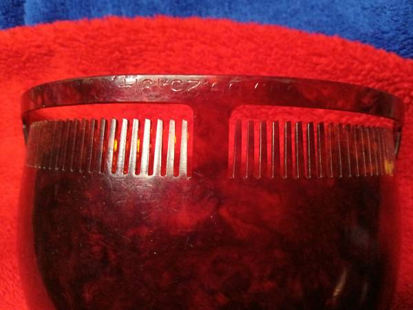 Tortoise and Beaded Back Combs 1