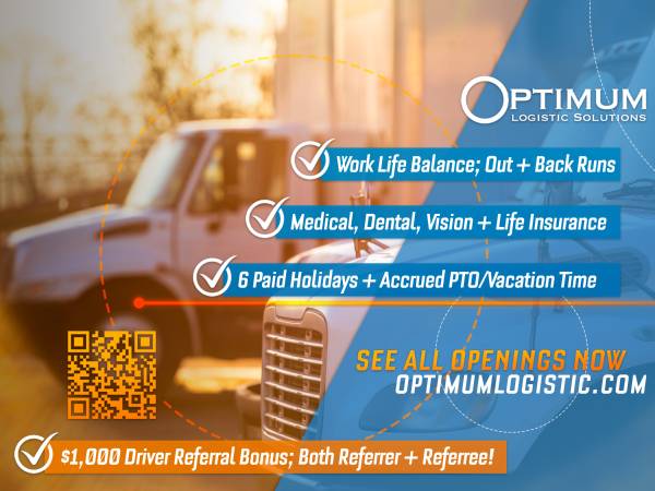 🔴🚛 Regional Class B Driver! .54 CPM + $9.74/Stop! Weekends Off 1