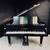Baldwin Model R 5'8" Ebony Satin Grand Piano 1 thumbnail