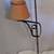 LAMP, FLOOR ADJUSTABLE HEIGHT WITH SHADE 58" AMISH wrought iron 2 thumbnail