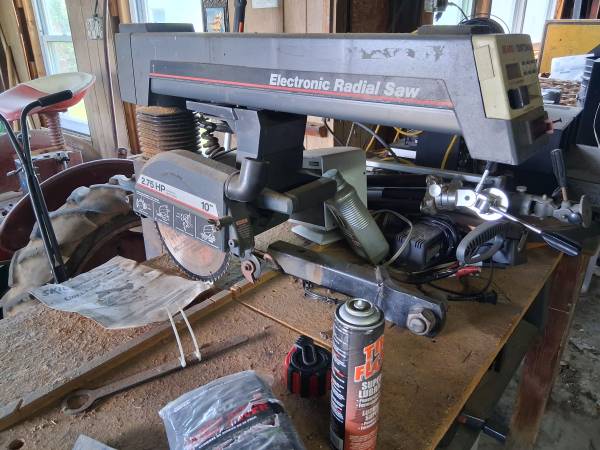 Radial arm saw w base 1