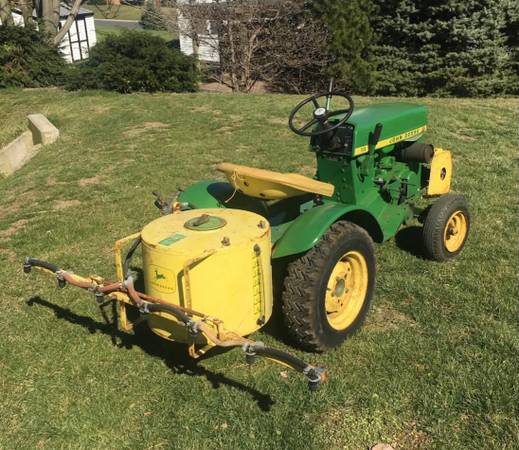 Looking for a John Deere Garden tractor sprayer 1