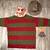 Freddy Krueger Sweater Nightmare Elm Street Halloween Adult Costume 1 thumbnail