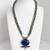 VTG Sterling Silver Heavy Lapis Tibet Chain Pendant Necklace 98gr 1 thumbnail